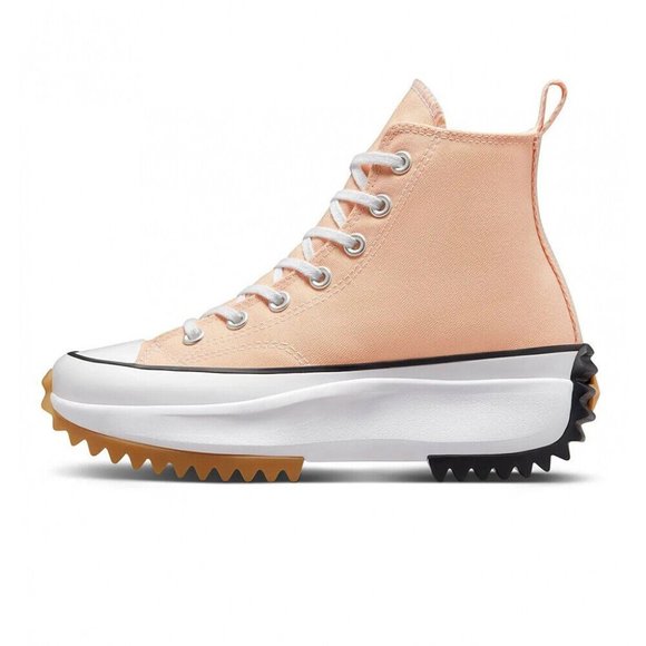 Converse Run Star Hike High Coral Women's -Sneakers Shoes Platform Peach A03549C - Picture 3 of 6